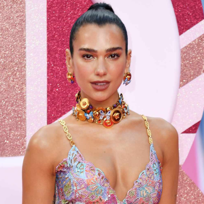 Dua Lipa Celebrates 28th Birthday in Glamorous Style, Showcasing Gucci Bikini Top