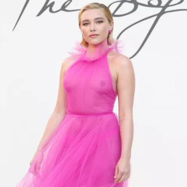 Florence Pugh Boldly Addresses the Controversy Surrounding Her "Valentino Pink Dress"