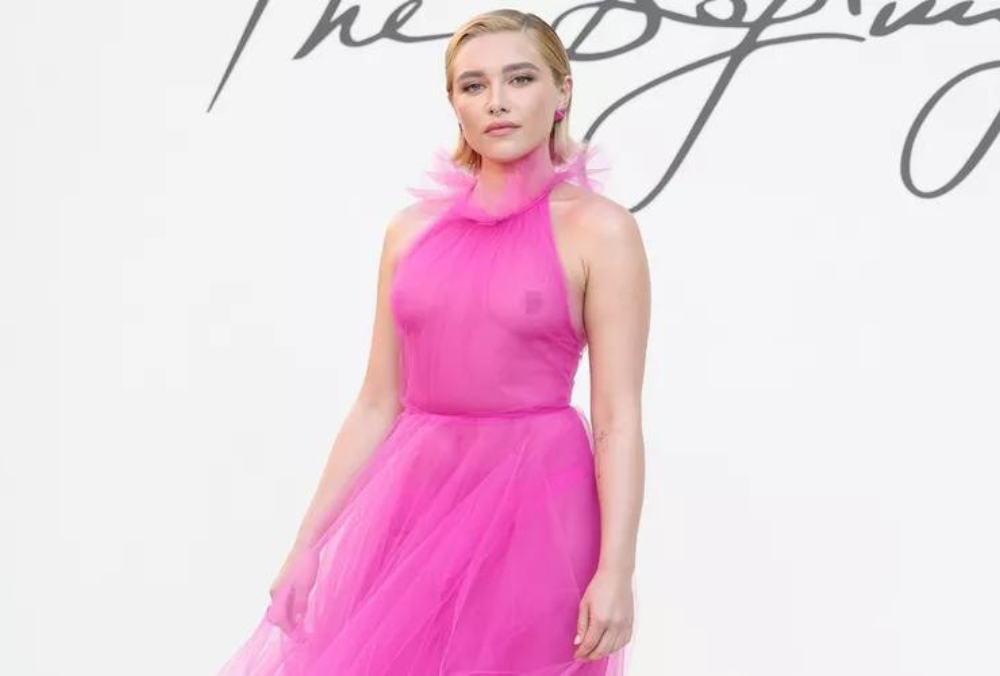 Florence Pugh Boldly Addresses the Controversy Surrounding Her "Valentino Pink Dress"