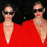 Jenna Lyons and Sarah Clary Turn Heads in Matching Red Dresses