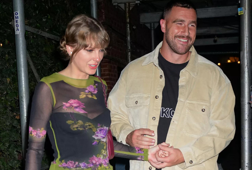 Taylor Swift and Travis Kelce