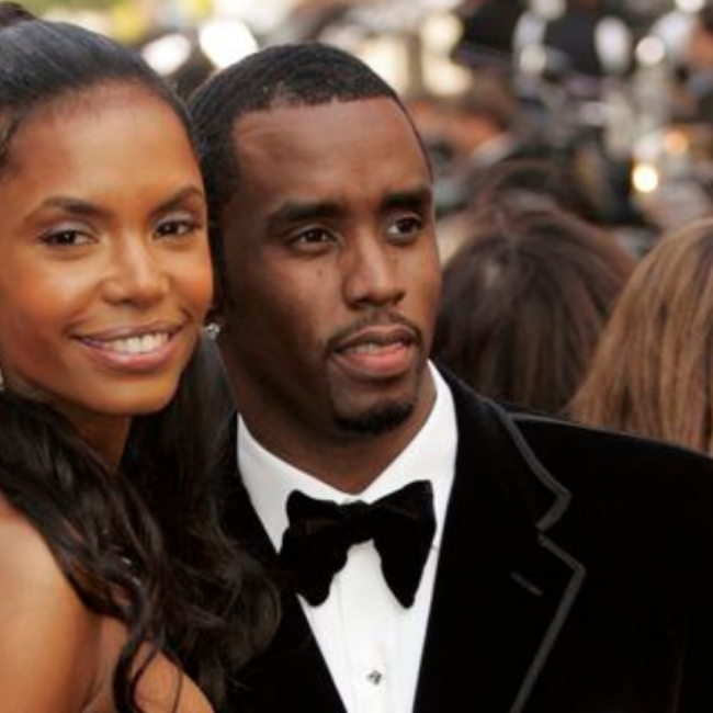 Diddy and Kim Porter