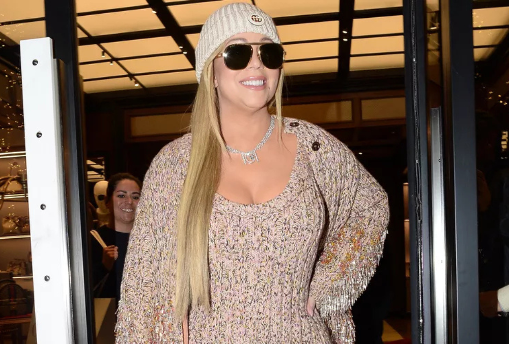 Mariah Carey Is In a Gucci Outfit for Christmas Shopping