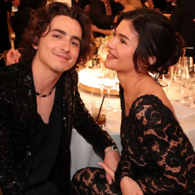 Timothée Chalamet and Kylie Jenner Stun at Golden Globes